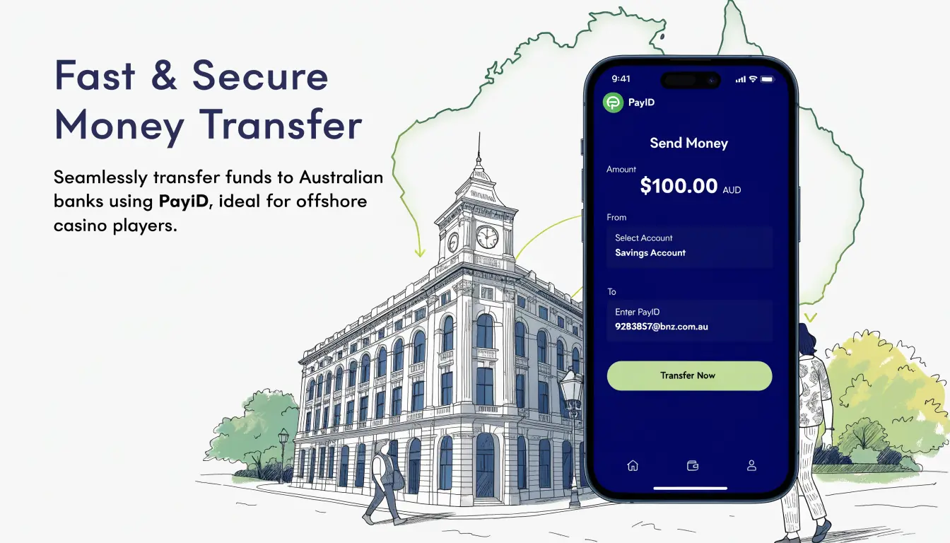 Smartphone showing PayID transaction linked to Australian bank