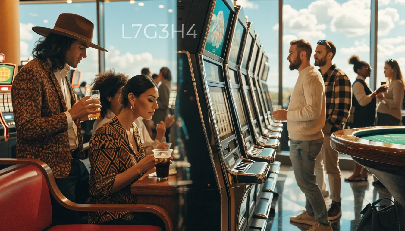 Australian casino interior with floating generic promo code