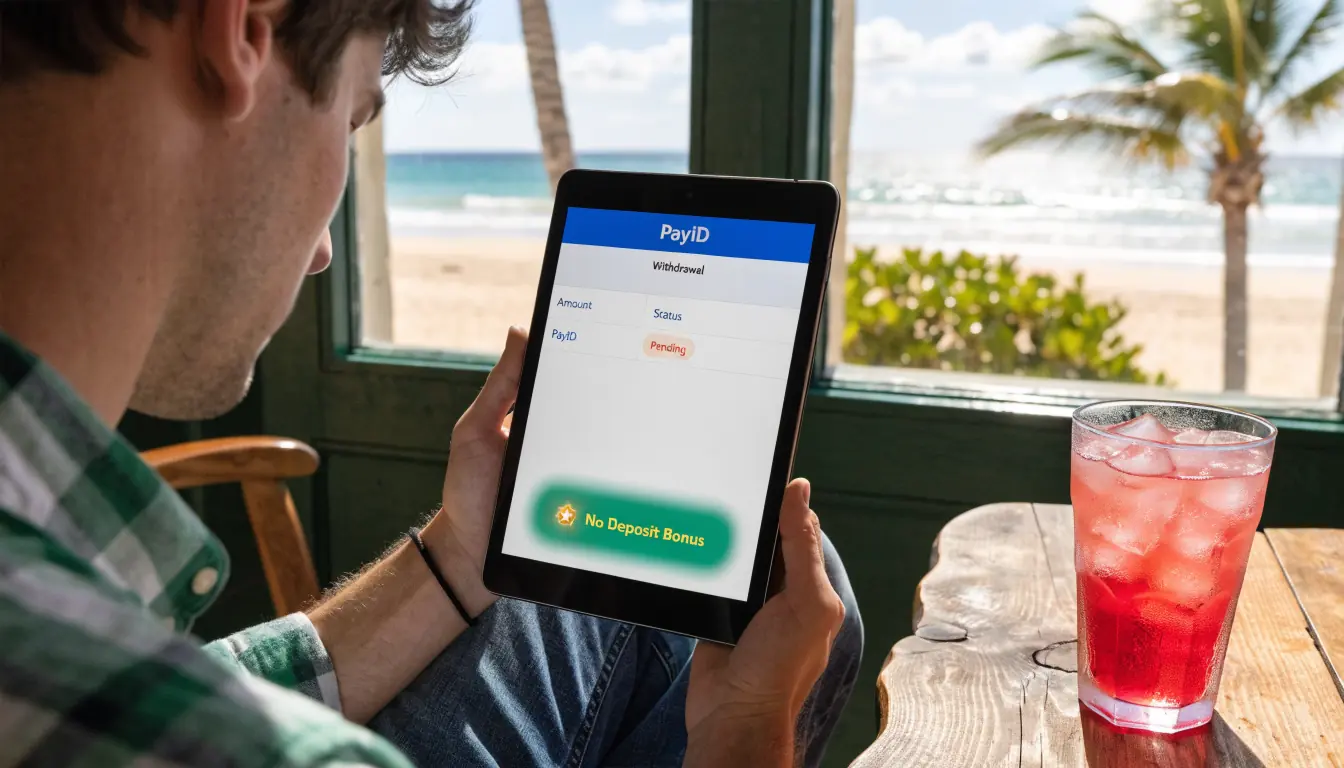 Player with no-deposit bonus and pending PayID withdrawal